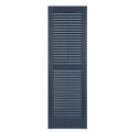 Mr Mxyzptlk Perfect Shutters IL501571004 Premier Louver Exterior Decorative Shutter; Bedford Blue - 15 x 71 in. IL501571004